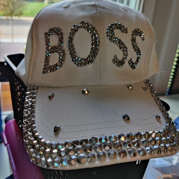 🍂 New Adjustable BOSS Jeweled Cap | Cruise Club - Picture 1 of 7